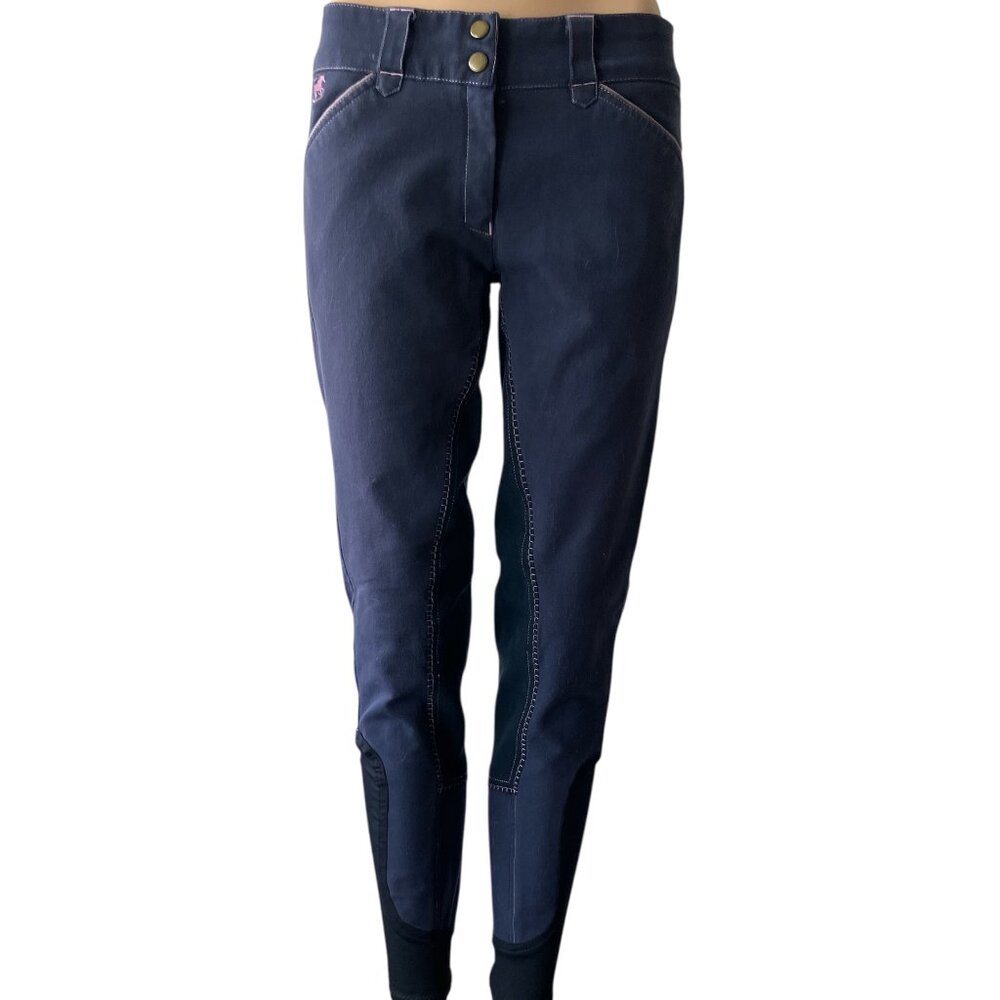 Piper Monaco Blue 28L Equestrian Riding Pants
